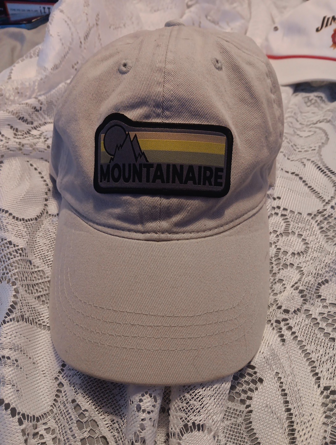 Mountainaire-baseball Cap Sunset Patch-Beige Stra… - image 2
