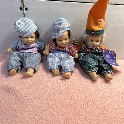 Gi-Go Baby Doll Toys My Pals Bean Bag Collectible Plush Dolls Set Of 3 