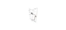 CRL Side Mount Wardrobe Bottom Door Guide N6558