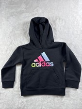 Adidas Girls  Active  Hoodie Black with logo ...