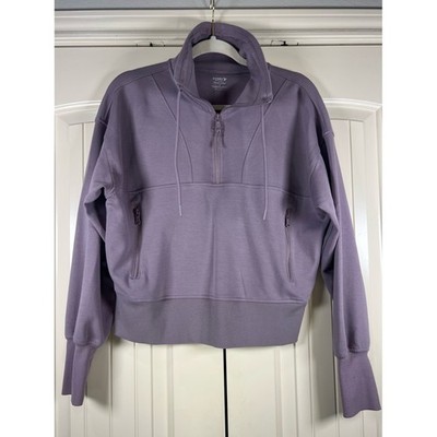 Old Navy Dynamic Fleece Half-Zip Sweatshirt Size Medium- Purple