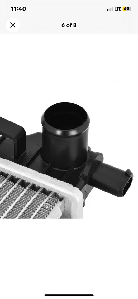 13656 Radiator for 2016-2021 Dodge Durango Jeep / Grand Cherokee V6 3.0L 3.6L - Image 3 of 4