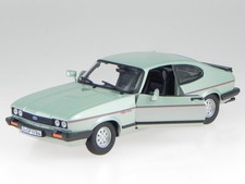 Ford Capri MK3 1982 blau-grün Modellauto 21093 Bburago 1:24