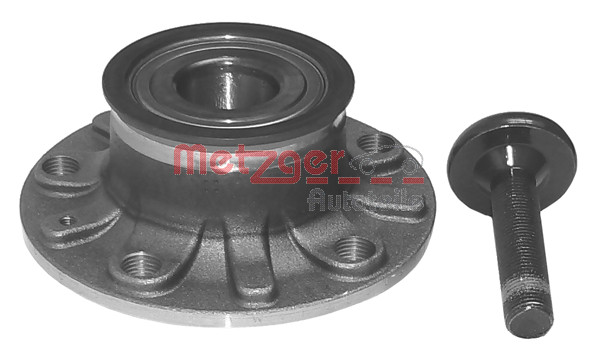Metzger Radnabe Radlagersatz Hinten Links FüR VW Golf VI 5K1 T-ROC A11 1K1-image