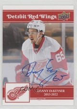 2025-26 Upper Deck Detroit Red Wings Centennial Danny DeKeyser #11 Auto 4p5