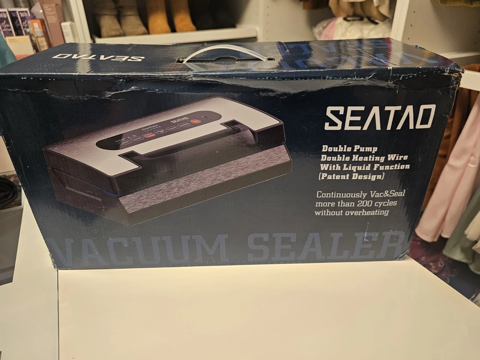 SEATAO VH5188 Automatic Vacuum Sealer Machine, 90Kpa Multifunction Commercial