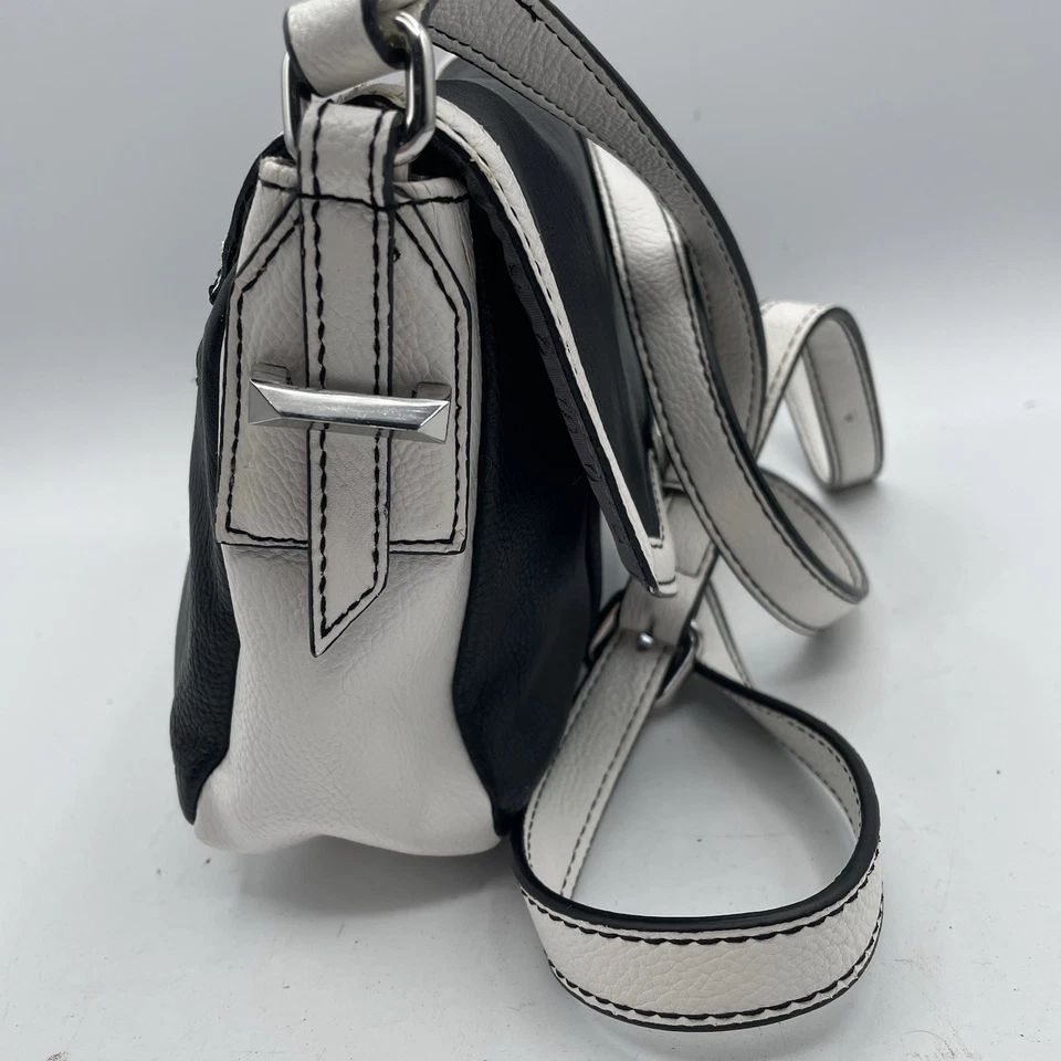 Bolso Bandolera Simply Vera Wang Bolso de Mano Cartera Blanco y Negro Foto 3 de 4