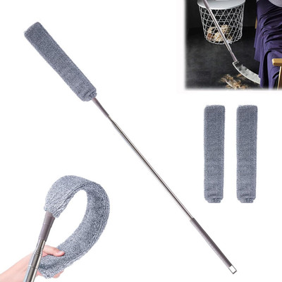 Emcgicc Retractable Gap Dust Cleaner, Microfiber Hand Duster, under Fridge & App