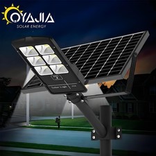 Solar Street Lights Outdoor LED Solar Parking Waterproof Light Lamp with Remote