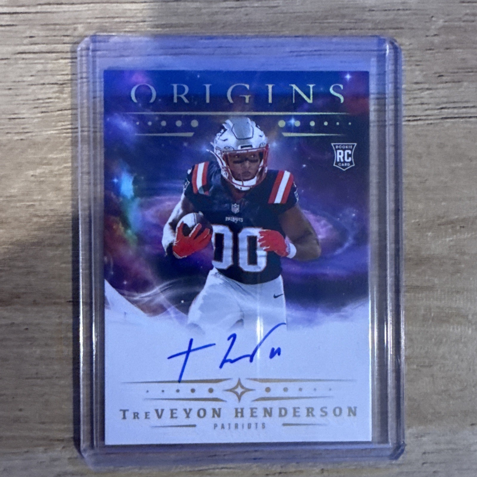 2025 Panini Origins - Rookie Autographs TreVeyon Henderson #RA-THE (AU, RC)