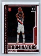 2023-24 Donruss Optic Basketball Scoot Henderson Elite Dominators