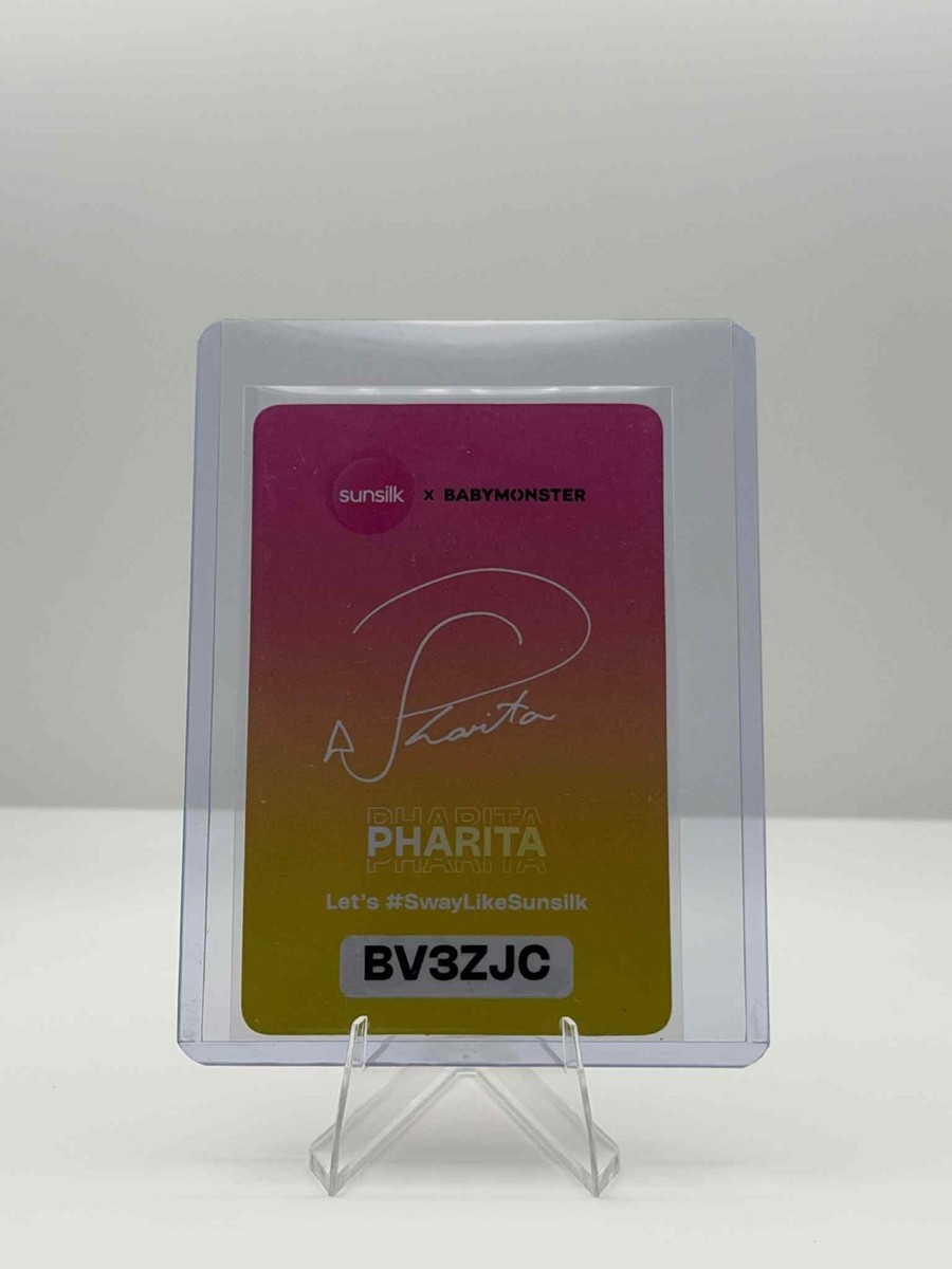 OFFICIAL BABYMONSTER x SUNSILK Photocard | Ships FROM USA