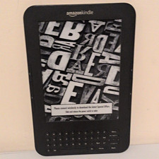 Amazon Kindle 3rd Gen 6in Wi Fi eBook Reader . good condition . no cord