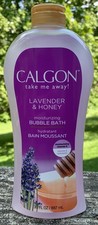 Calgon Take Me Away LAVENDER HONEY Moisturizing Vitamin E Bubble Bath 30 oz.