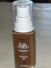 L'Oreal True Match Super Blendable  Liquid Foundation W10.5 Warm Deep  1.0oz
