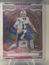 2024 Panini Contenders Josh Allen #5 Supernatural Sparkle Insert Buffalo Bills