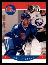  1990 Joe Cirella 243 Nordiques 2 Pro Set Hockey Sports Trading Card 