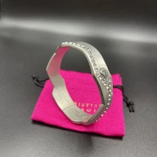 Vintage Christian Lacroix Bangle Bracelet with Pouch