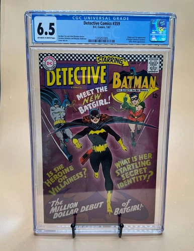 Detective Comics #359 CGC 6.5 1st App/Origin Batgirl Vintage DC Comics '67