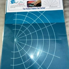 Mandala Guide #31028  Quilting Stencil Full Line Stencil Pounce Pad Partner 14”
