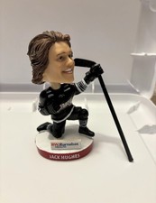 Jack Hughes Black Jersey Bobblehead New Jersey Devils RARE NHL USA Hockey