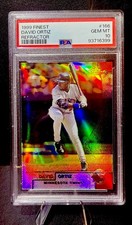 1999 Finest David Ortiz Refractor TOPPS 1998 #166 GEM MT 10