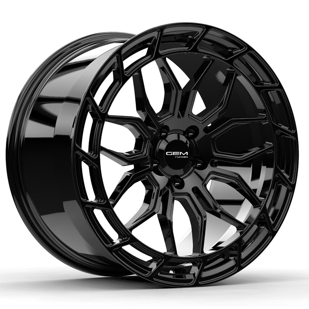 20" 21" GEM G8T Forged Aero Lip Style Gloss Black Wheels for Lamborghini Huracan