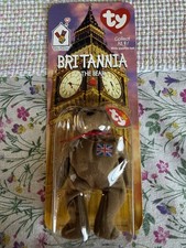 Ty Teenie Beanies Britannia The Bear McDonald's 1999 Plush