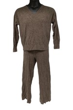 Barefoot Dreams Women's CozyChic Pullover  Wide Leg Pant Set Java