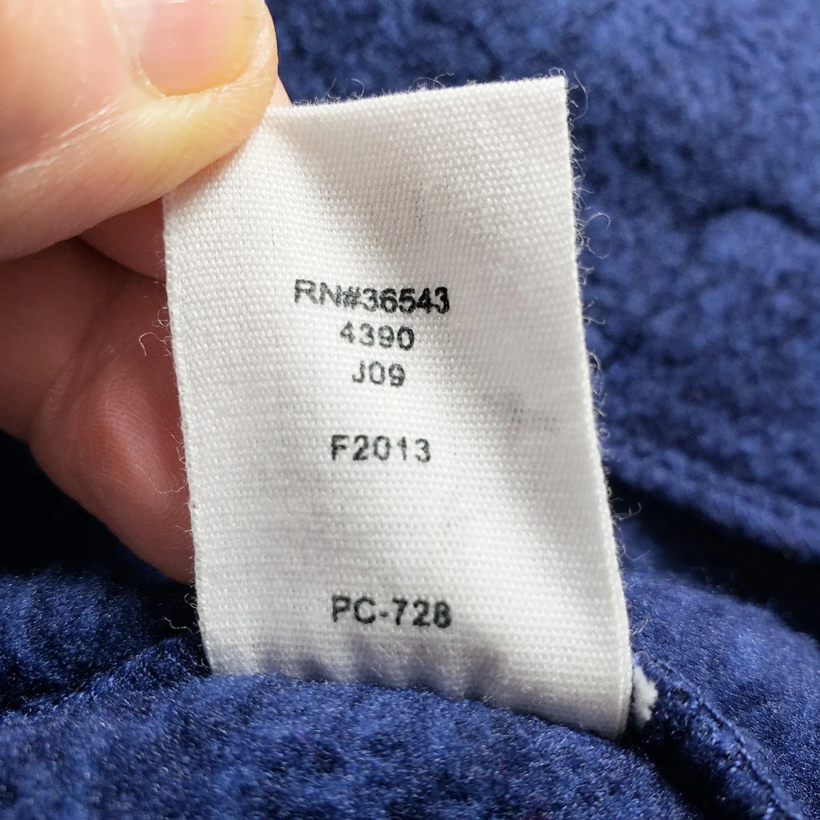 NEW G.H. Bass & Co. Full Zip Fleece Jacket Heather Blue Mens SIZE LARGE NWT $110 - product detail image 12