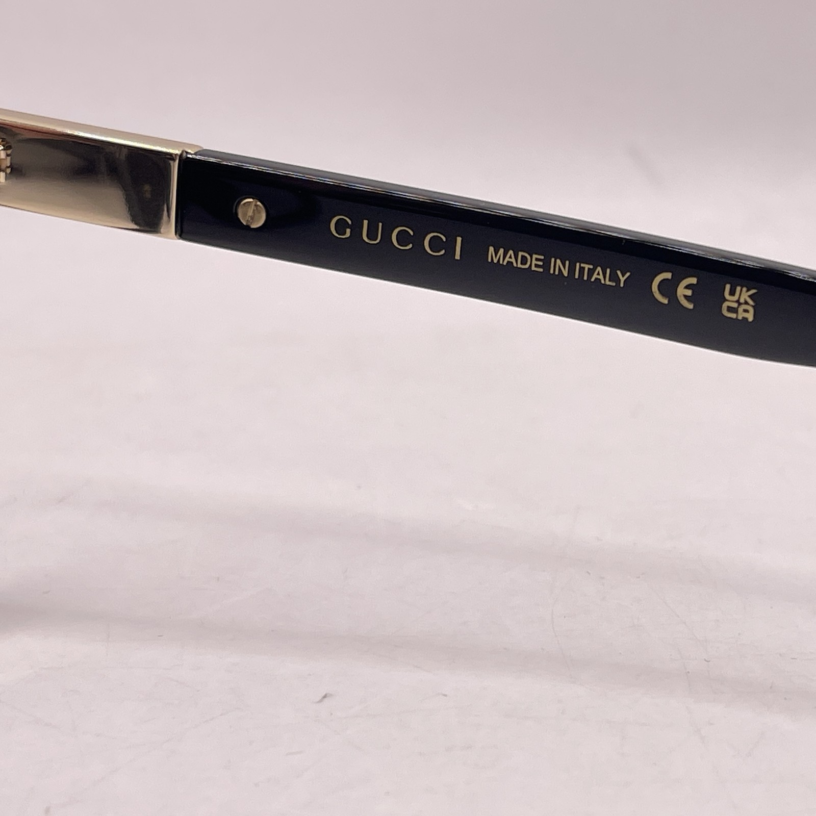 Gucci Mens Large Square Full Rim Eyeglasses GG1504O Black Pre-Owned thumbnail 11