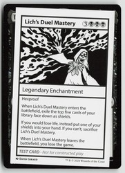 Lich's Duel Mastery - Mystery Booster 2 Playtest Cards