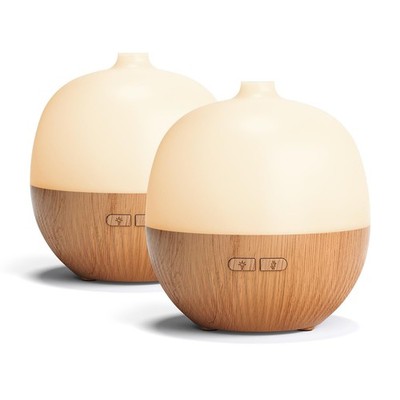 ARVIDSSON Essential Oil Diffuser 2 Pack, 100ml Aromatherapy Diffuser with Moo...