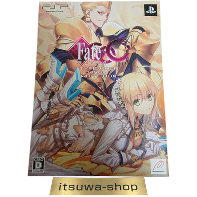 Sony PSP Fate / Extra CCC Type Moon Virgin White Limited Box Collectible Japan
