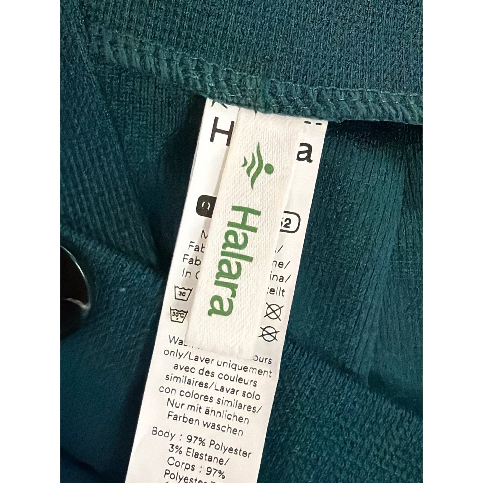 Halara Waffle Knit Adjustable Button Strap Overal… - image 6