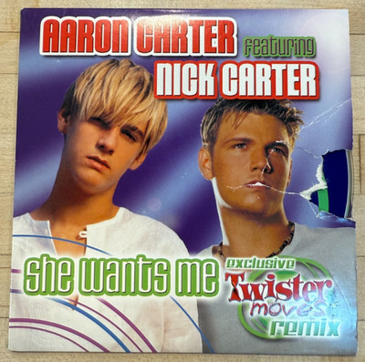 Exclusive Twister Moves Remix CD Aaron Carter Feat Nick Carter She Wants Me