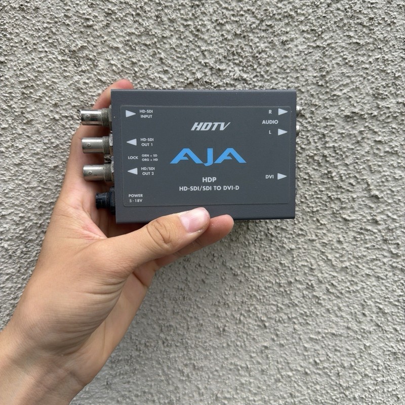 Aja HDTV Video Systems Model HD10AVA Dual Rate HD/SD Audio/Video A/D Converter