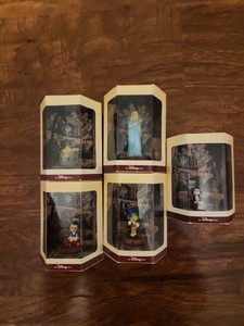 Disney's Tiny Kingdom 1940 Pinocchio Decorative Figures Lot Of 5 MIP