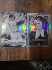 2026 Bowman Aaron Judge 2 Card Insert Lot Sterling and Electric Sluggers Yankees