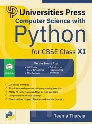 Computer Science with Python for CBSE Class XI by Reema Thareja PAPERBACK