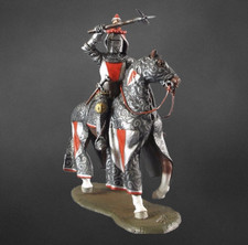 Horse knight Painted Miniature Tin Figurine 54 mm 1/32