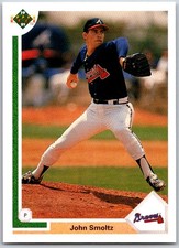 ⚾ 1991 Upper Deck #264c John Smoltz Atlanta Braves
