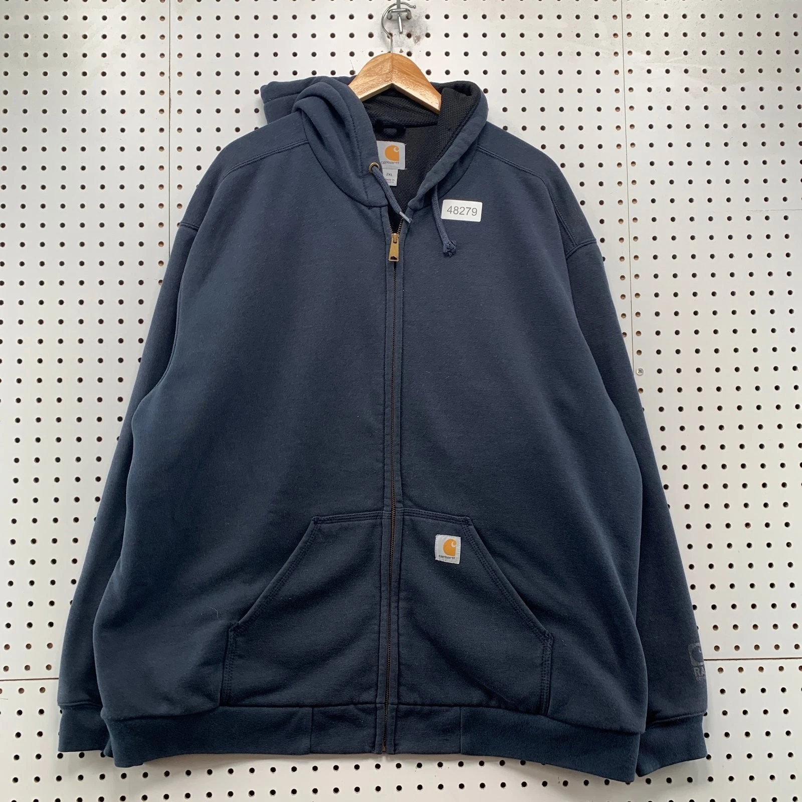 Carhartt Hoodie Sweatshirt Mens 2XL Thermal Lined Heavyweight Workwear Zip Up
Opens in a new window 