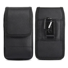 10pcs Cell Phone Pouch Tactical Holster Metal Belt Clip Loop Rugged Case LOT