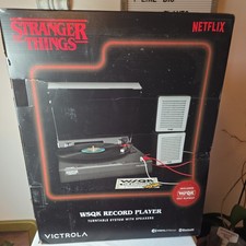 STRANGER THINGS Victrola WSQK Record Player Turntable w Speakers Netflix Classic