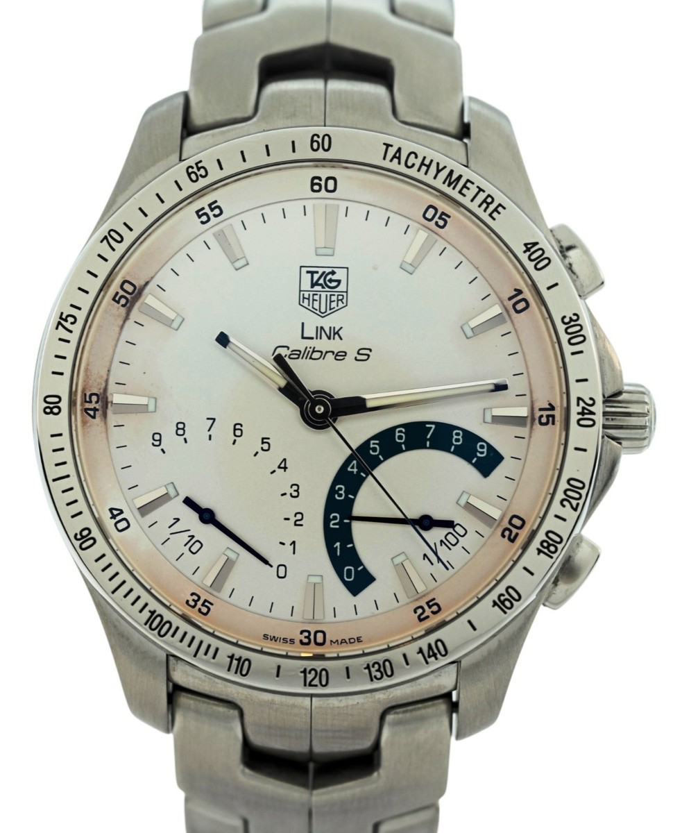 Tag Heuer 41mm Men's Link Calibre S Swiss Quartz Stainless Watch