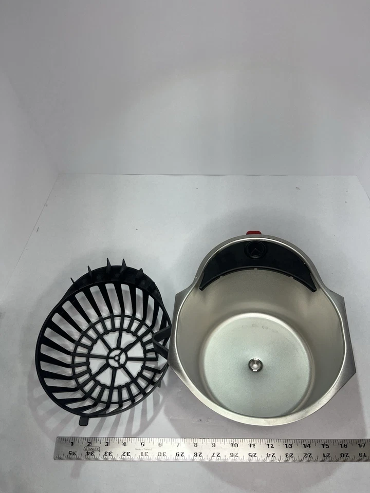 BUNN 54675.0005 Embudo de preparación de acero inoxidable con mango rojo - Embudo inteligente / BrewWISE - Nuevo Foto 4 de 4