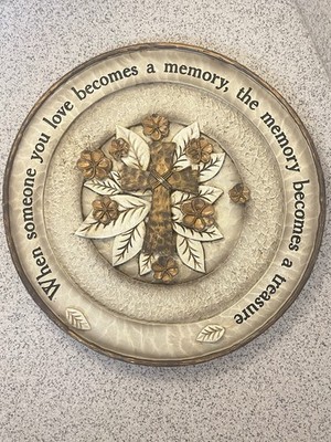 Carson Memorial Wall Plaque Cross When Someone You Love Becomes A Memory
