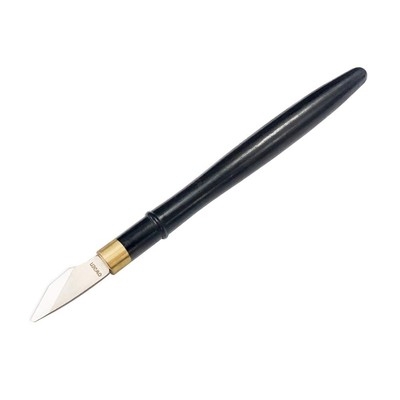 Professional Precision Hobby Knife, Ebony Wood Handle, Leather Paper Cloth Cu...