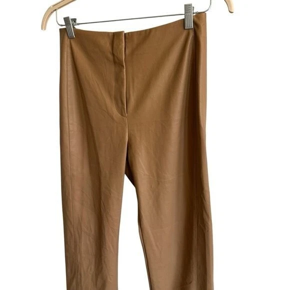 Pantalón Ann Taylor The Audrey en imitación de cuero, talla 8 Foto 2 de 4